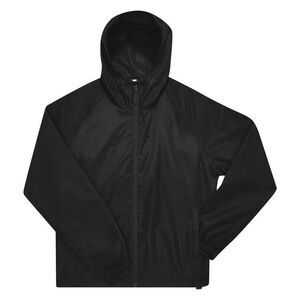 B&C Unisex Adult #Reset Windbreaker / Black